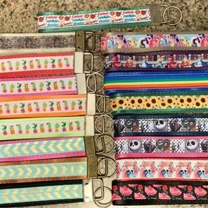 17 Piece Key Fob Keychain lot Stocking Stuffer, Gifts or Resell